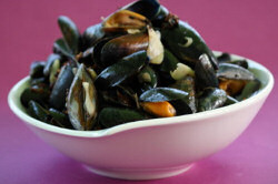 recette Moules à la plancha